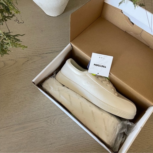 Tretorn Women’s 'Nylite Plus Canvas' Sneakers - White/White - Picture 6 of 10